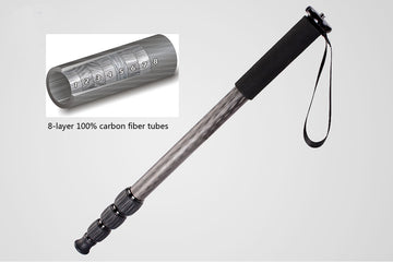 Leofoto 4 Sections Carbon Fiber Monopod MP-284C